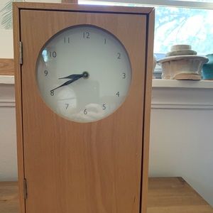 West Elm Modern Wood Clock